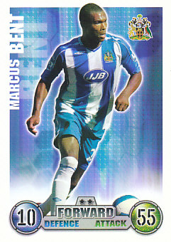 Marcus Bent Wigan Athletic 2007/08 Topps Match Attax Update #83